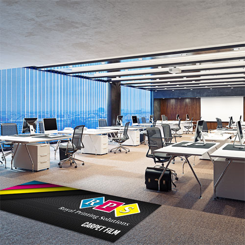 Carpet Film Full Color Carpet Signs